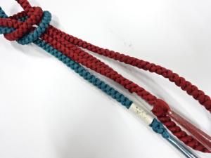 未使用品　正絹　手組帯締め